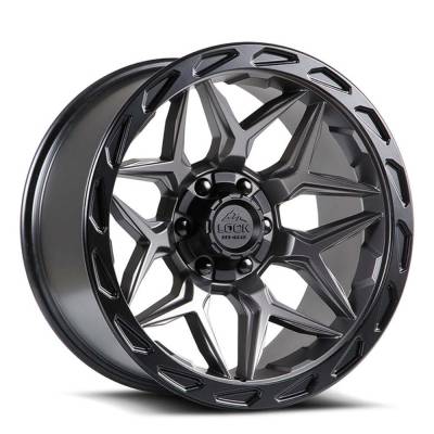 Lock Off-Road - Lock Off-Road Wheel MATRIX-2121MGMBR MATRIX 20X10 5x5.0 5x5.5 -18mm Gray