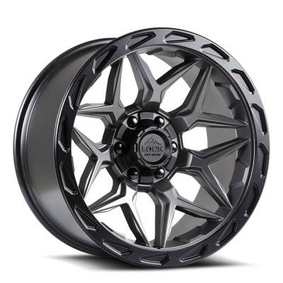 Lock Off-Road - Lock Off-Road Wheel MATRIX-2136MGMBR MATRIX 20X10 6x135/5.5 -18mm Gray
