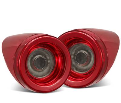 AlphaRex - AlphaRex 668003 Red Smoke Prismatic LED Taillights for 10-15 Ferrari 458 Italia