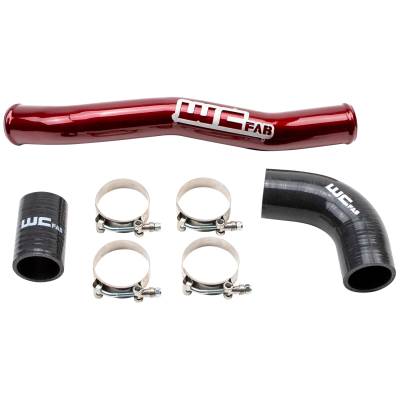 Wehrli Custom Fabrication - Wehrli WCF100541-RED Upper Coolant Pipe for 20-25 Duramax L5P Red