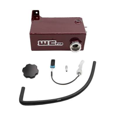 Wehrli Custom Fabrication - Wehrli WCF100647 Red Coolant Tank OEM Placement for 11-16 Duramax LML Red