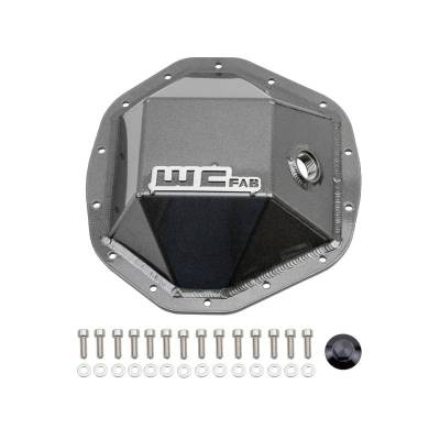 Wehrli Custom Fabrication - Wehrli WCF100114-GB Rear Differential Cover 20-25 Duramax/19-24 Cummins BLK