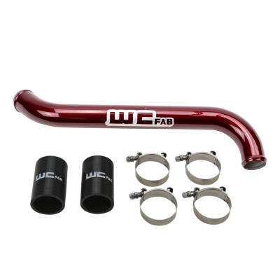 Wehrli Custom Fabrication - Wehrli WCF100696-GB Upper Coolant Pipe for 11-16 Duramax LML Gloss Black