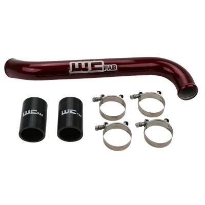 Wehrli Custom Fabrication - Wehrli WCF100742-RED Upper Coolant Pipe for 17-19 Duramax L5P Red