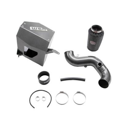 Wehrli Custom Fabrication - Wehrli WCF100875-GM 4" Intake Kit for 10-12 Cummins 6.7L Gun Metal