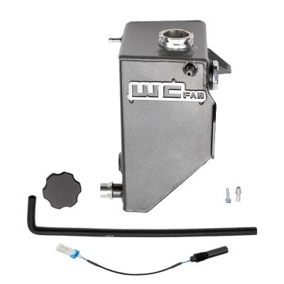 Wehrli Custom Fabrication - Wehrli WCF100268-GB Coolant Tank OEM Placement Gloss Black for 20-25 Duramax L5P