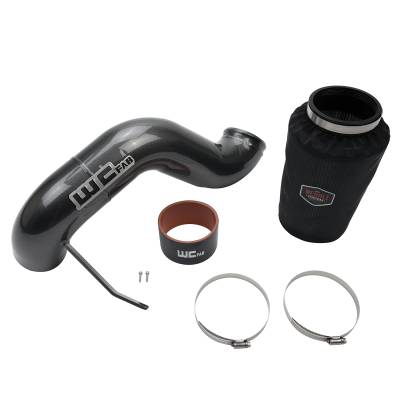 Wehrli Custom Fabrication - Wehrli WCF100346-GB 4" Intake Kit for 03-07 Cummins 5.9L Gloss Black