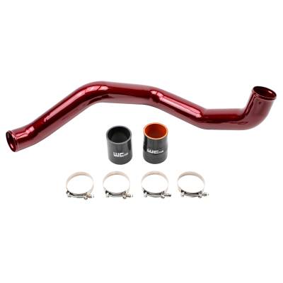 Wehrli Custom Fabrication - Wehrli WCF100365-RED Driver Side 3" Intercooler Pipe Red for 20-25 Duramax L5P