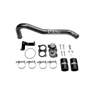 Wehrli Custom Fabrication - Wehrli WCF100420-GB Gloss Black Thermostat Housing Kit 06-10 Duramax LBZ/LMM
