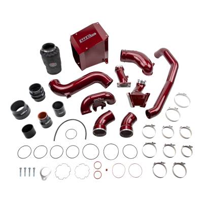 Wehrli Custom Fabrication - Wehrli WCF100437-RED High Flow Bundle Kit Stage-2 for 06-07 D-Max LBZ Red
