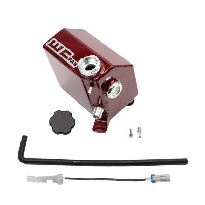 Wehrli Custom Fabrication - Wehrli WCF100433-RED Coolant Tank OEM Placement for 17-19 Duramax L5P Red