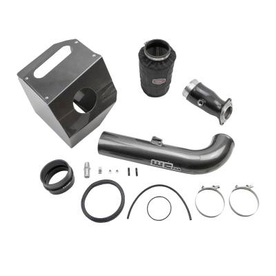 Wehrli Custom Fabrication - Wehrli WCF100360-GW Intake Kit Stage-2 4" for 17-19 Duramax L5P Gloss White