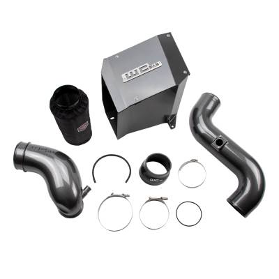 Wehrli Custom Fabrication - Wehrli WCF100301-CR Intake Kit Stage-2 4" for 04.5-05 Duramax LLY Candy Red