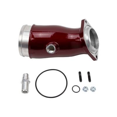 Wehrli Custom Fabrication - Wehrli WCF100775-RED Intake Horn High Flow for 17-24 Duramax L5P Red