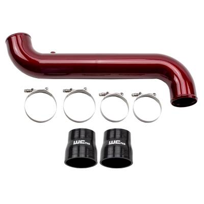 Wehrli Custom Fabrication - Wehrli WCF100682-GB PS 3.5" Intercooler Pipe for 11-16 Duramax LML Gloss