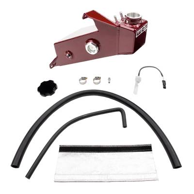 Wehrli Custom Fabrication - Wehrli WCF100284-RED Coolant Tank OEM Placement for 19-24 Cummins 6.7L Red