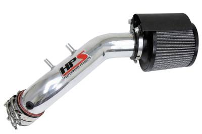 HPS Performance - HPS 827-122P Polished Air Intake w/Heat Shield for 03-08 Acura TSX/Honda Accord