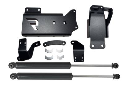 Superlift - Superlift 92771-1 Dual Steering Stabilizer Kit for 14-25 RAM 2500/3500 4WD