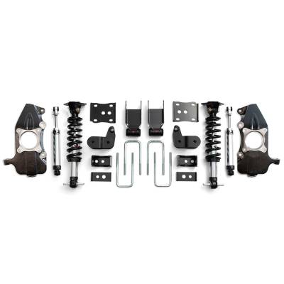 QA1 - QA1 LK11-FF03 3/5 Lowering Kit w/Spindles Single Adj for 21-25 Ford F150 2WD