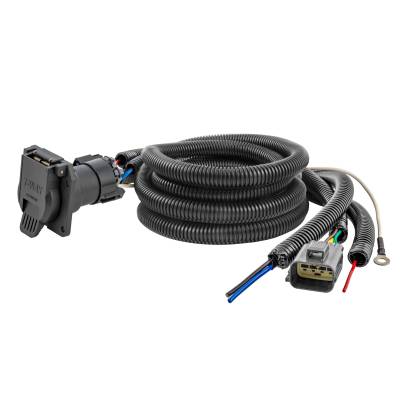 CURT - CURT 56545 Custom Wiring Harness 7-Way RV Blade Output for Ford Ranger