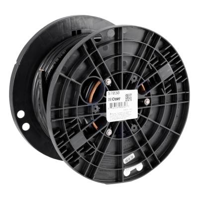 CURT - CURT 57030 7-Wire Trailer Cable Wiring 100' Spool