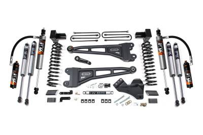 BDS Suspension - BDS Suspension BDS2242FPE 5" Radius Arm 3" Rear Block for 23-25 Ford F250/F350