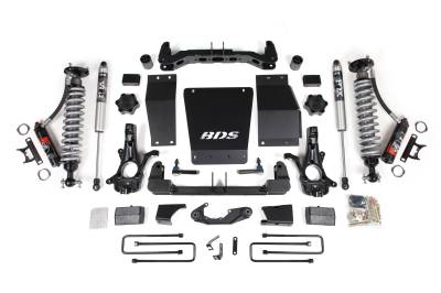 BDS Suspension - BDS Suspension BDS712PSS FOX 4" Lift w/Blocks 14-18 GM 1500 Cast Steel