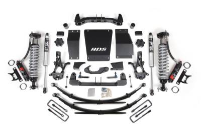 BDS Suspension - BDS Suspension BDS717PSS FOX 6" Lift Kit w/Springs 14-18 GM 1500 4WD Cast Steel