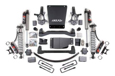 BDS Suspension - BDS Suspension BDS177PES 07-13 GM 1500 4wd 6" Lift Kit 3.5" Rear Leaf 2.5 PES C