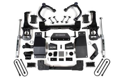 BDS Suspension - BDS Suspension BDS1853FS 4" NX2 Lift 3 Diesel 2.7 Gas 3" Rear for 25 Chevy 1500