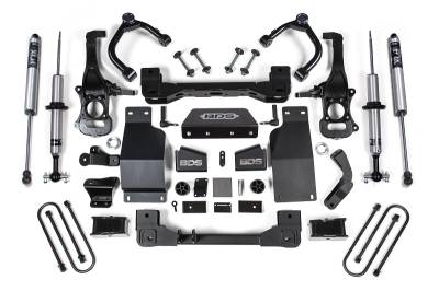 BDS Suspension - BDS Suspension BDS1853FSR 4" Lift 3.0 Diesel 2.7 Gas 3" Rear for 25 Chevy 1500