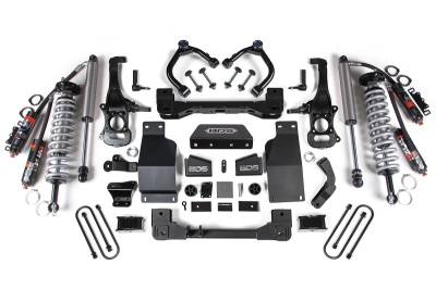 BDS Suspension - BDS Suspension BDS1853PES 4" Lift 3.0 Diesel 2.7 Gas 3" Rear for 25 Chevy 1500