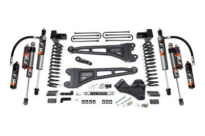 BDS Suspension - BDS Suspension BDS2206FPE 5" Radius Arm 3" Rear Block for 23-25 Ford F250/F350