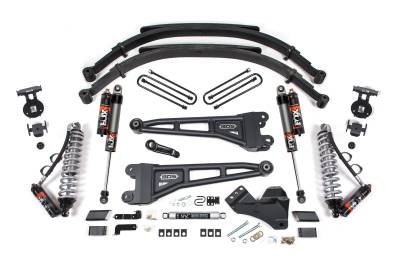 BDS Suspension - BDS Suspension BDS2211FPE 5" Radius Arm 3" Rear Leaf for 23-25 Ford F250/F350