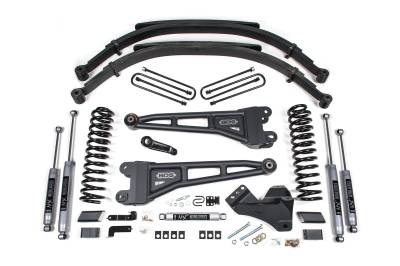 BDS Suspension - BDS Suspension BDS2208H 5" FOX Radius Arm 3" Rear Leaf for 24-25 Ford F250/F350