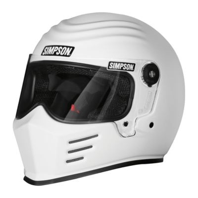 Simpson Motorcycle - Simpson Motorcycle OB312X Outlaw Bandit 3 2X-Large Motorcycle Helmet Gloss White