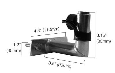 Hella - HELLA 006294021 Multi Purpose Angled Beacon Light Holder