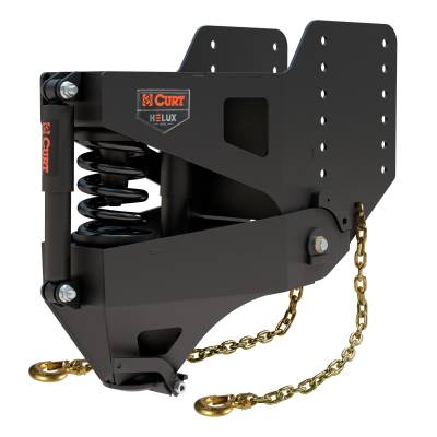 CURT - CURT 2024044579 Helux Coil-Spring Gooseneck Pin Box 5000 Lbs. Pin Weight 20000 L