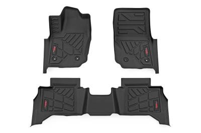 Rough Country Suspension Systems - Rough Country Front/Rear Floor Liners Black for 2025 Toyota 4Runner SM71324