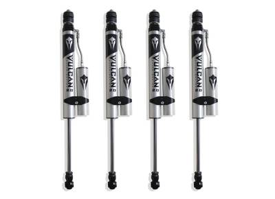 MaxTrac - MaxTrac 947240VR F&R Reservoir Shocks 4" Lift w/o Factory Rear Air Ride