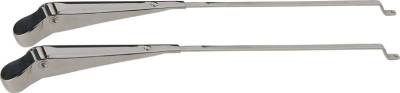 Kentrol - Kentrol 30544 Polished Windshield Wiper Arms Pair for 68-86 Jeep CJ