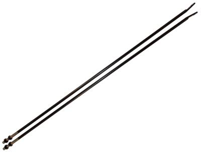 Kentrol - Kentrol 50517 Black Strut Rod Kit for 72-86 Jeep CJ