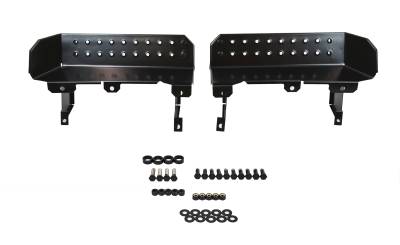 Kentrol - Kentrol 50432 Black Side Steps Pair for 76-95 Jeep Wrangler CJ7 & YJ