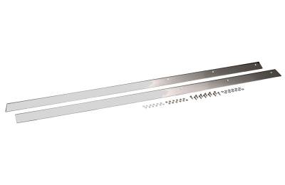 Kentrol - Kentrol 30414 Polished Rocker Guards Pair for 76-86 Jeep CJ7