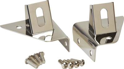 Kentrol - Kentrol 30531 Polished LED Light Bar Bracket Pair for 76-95 Jeep Wrangler CJ/YJ