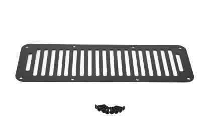 Kentrol - Kentrol 50458 Powdercoat Black Hood Vent 8 Holes for 87-95 Jeep Wrangler YJ & TJ