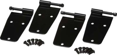 Kentrol - Kentrol 50474 Door Hinge SetW/Mirror Hole4pc 76-93 Jeep Wrangler CJ/YJ w/Hardtop