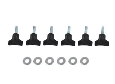 Kentrol - Kentrol 70006 Black 6PC Hardtop Screws for 97-02 Jeep Wrangler TJ