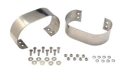Kentrol - Kentrol 30438 Polished Bumperettes Pair for 76-95 Jeep Wrangler CJ & YJ