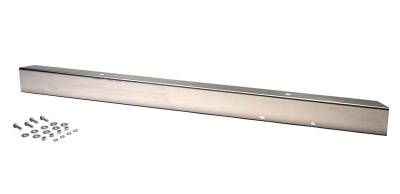 Kentrol - Kentrol 30430WH Polished 54" Front Bumper w/o Holes for 45-86 Jeep CJ